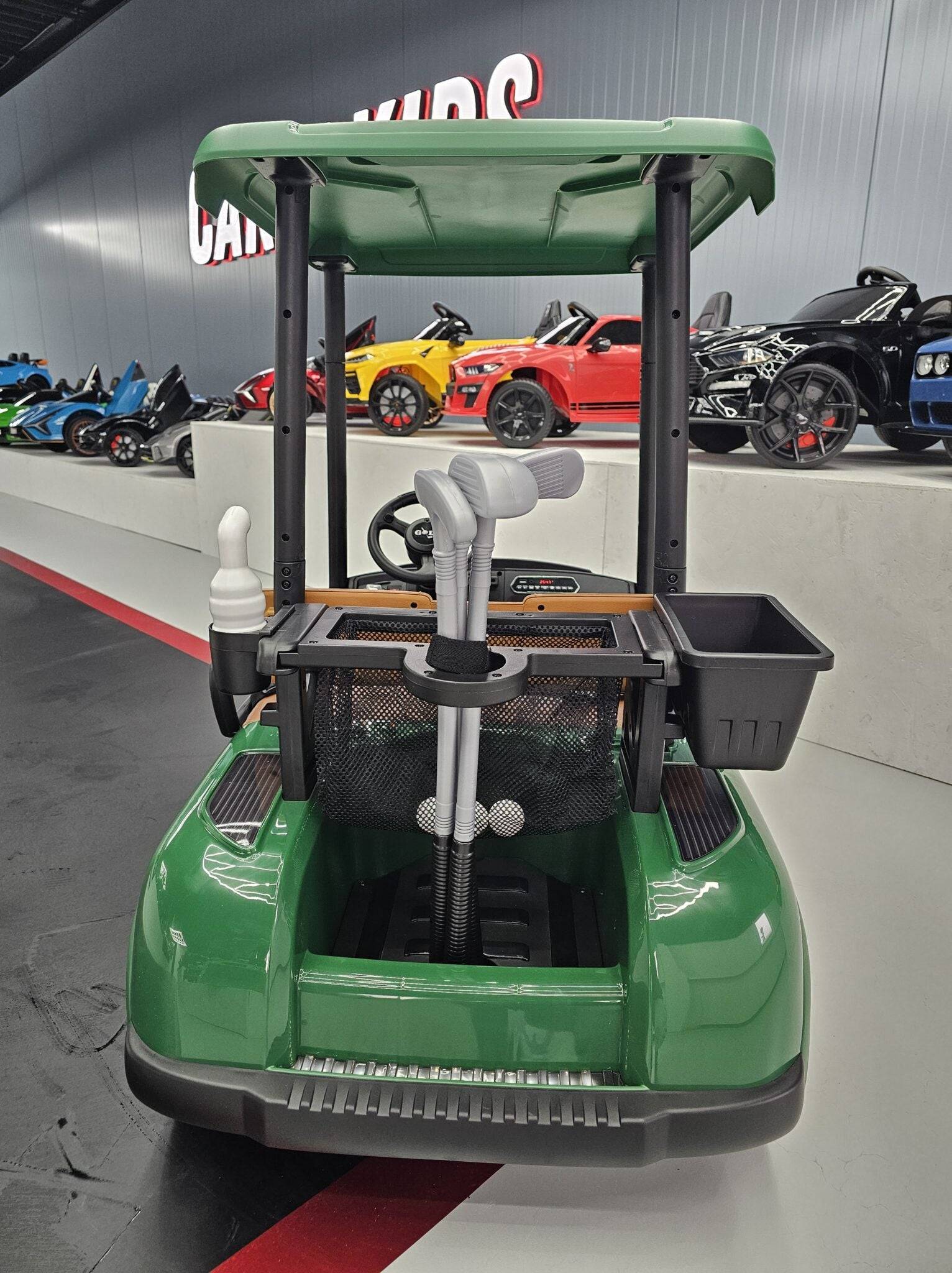Carrello da Golf Elettrico per Bambini 24 V – 2 Posti – Verde - Image 5