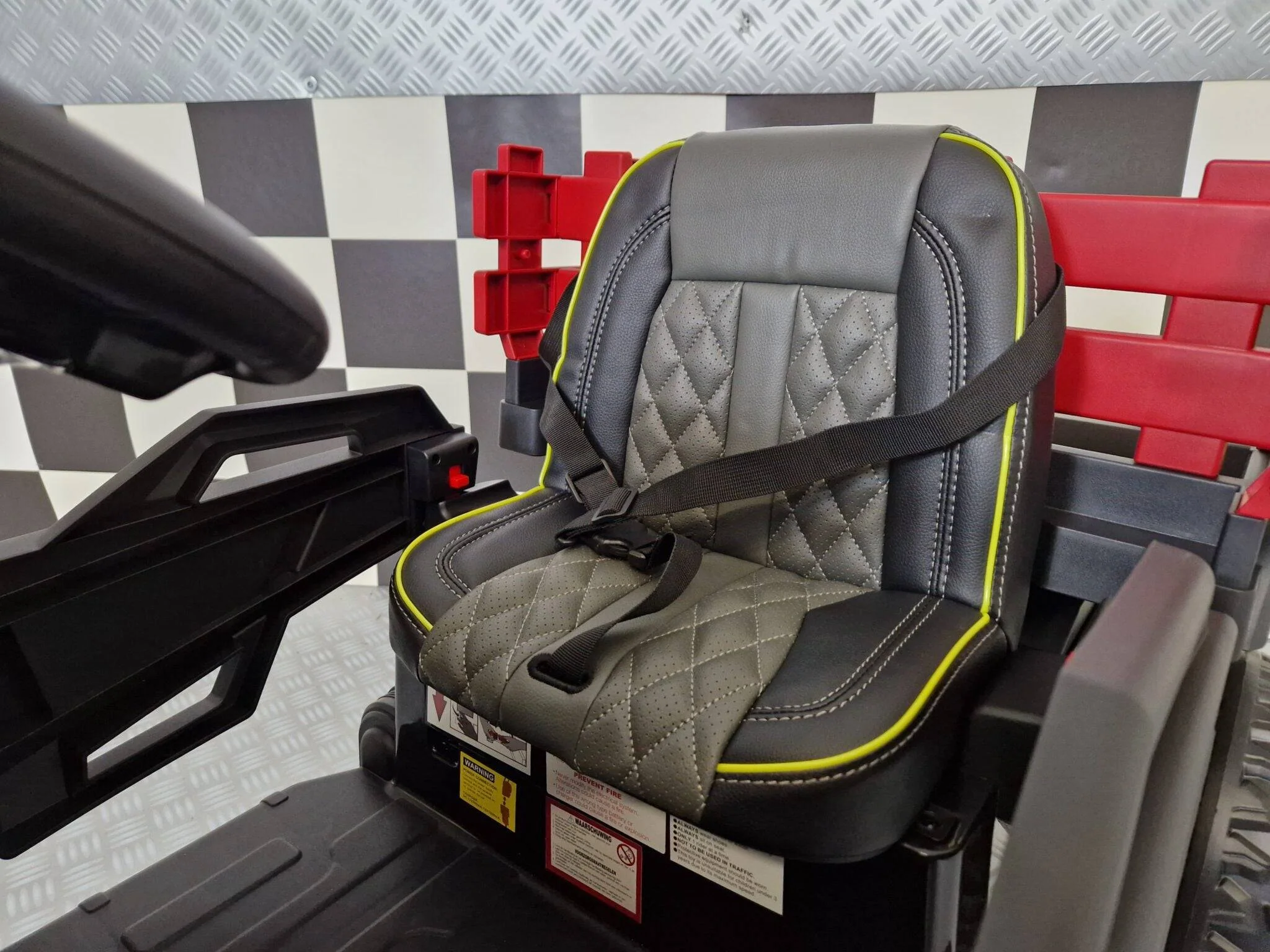 Jeep Elettrica per Bambini Transporter 12 V – Verde - Image 3