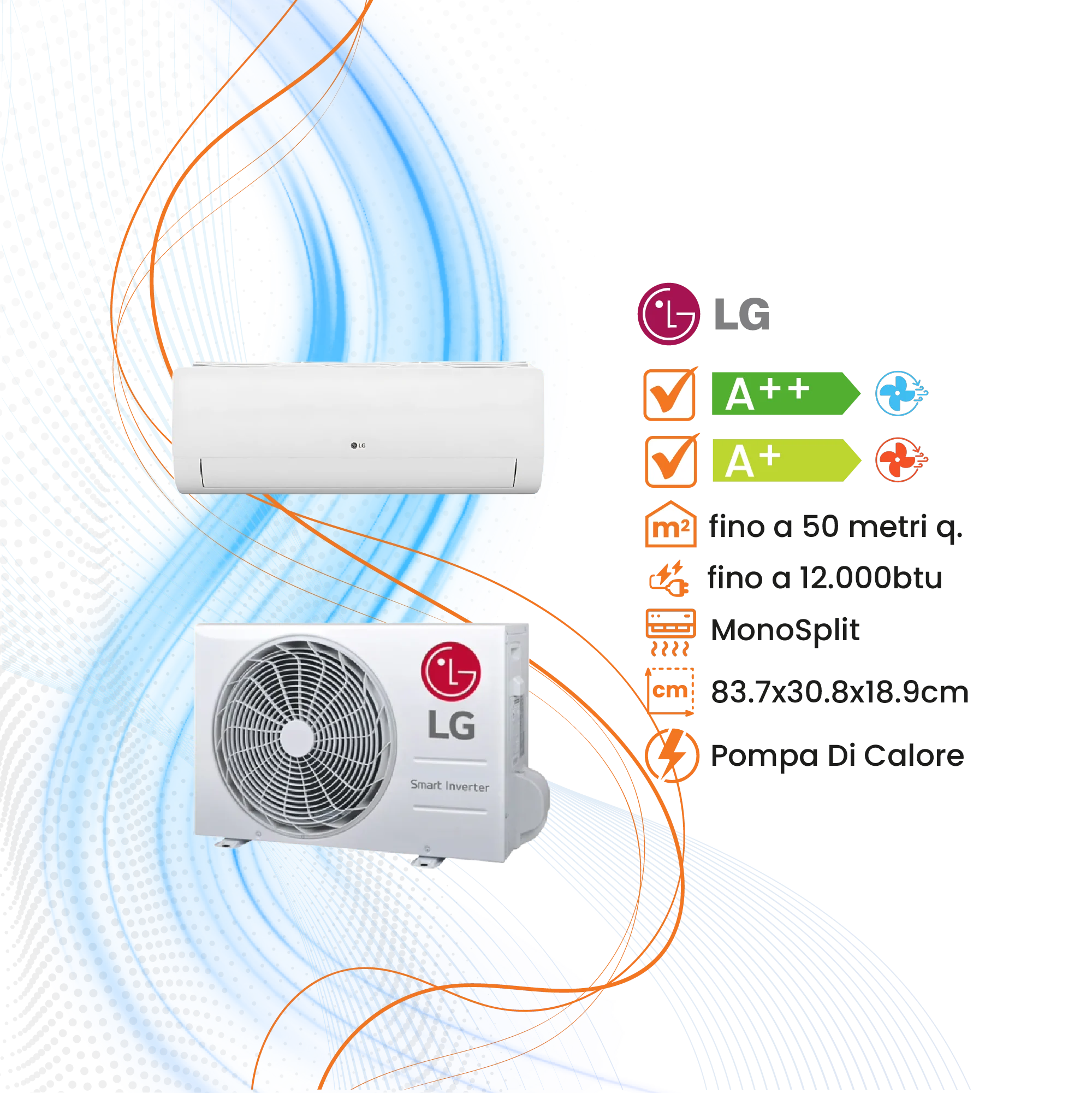 Climatizzatore LG Winner Inverter R-32