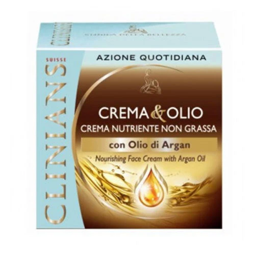 CLINIANS CREMA & OLIO ANTIRUGHE CON OLIO DI ARGAN 50 ML - Image 2