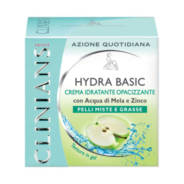 CLINIANS HYDRA BASIC CREMA IDRATANTE OPACIZZANTE MISTE E GRASSE - Image 2
