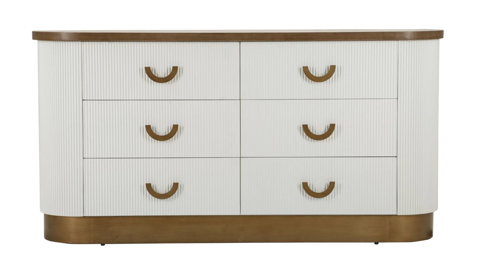 Comò moderno Tolosa 152x40x77 cm con 6 cassetti eleganti - Image 2