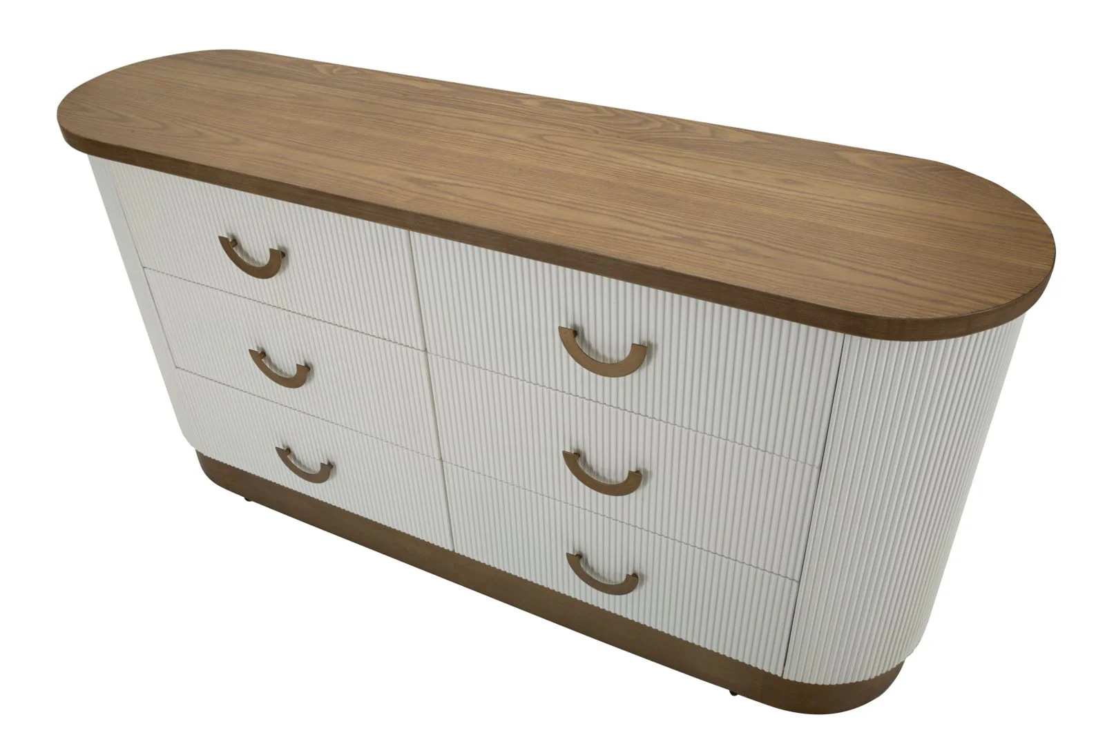 Comò moderno Tolosa 152x40x77 cm con 6 cassetti eleganti - Image 4