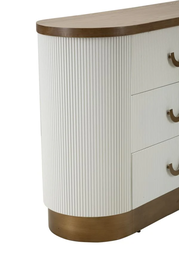 Comò moderno Tolosa 152x40x77 cm con 6 cassetti eleganti - Image 7
