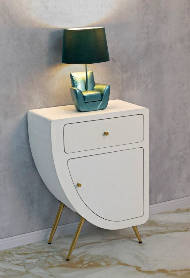 Comodino Alto Venus Design Retro cm 60x32x79 - Image 9