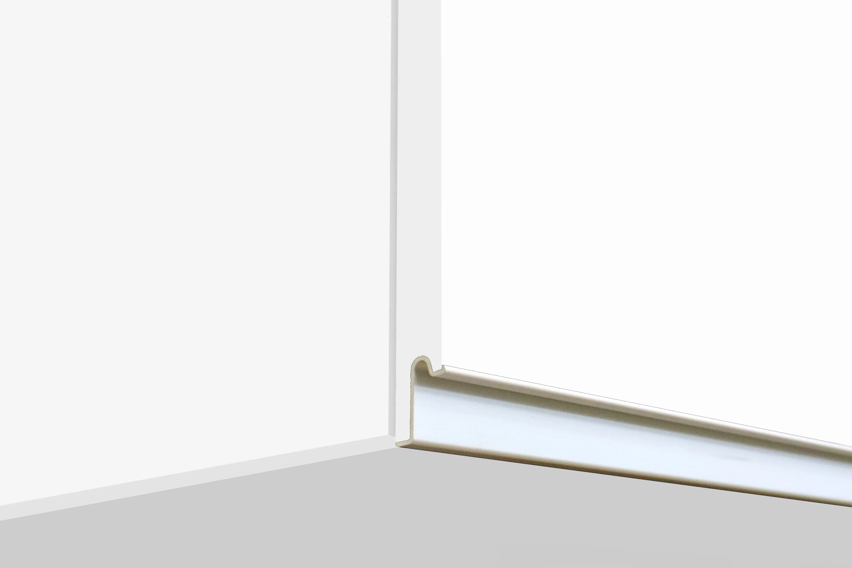 Cucina Lineare SOLE 256 cm - Bianco Lucido e Rovere, Design Moderno Made in Italy - Image 9
