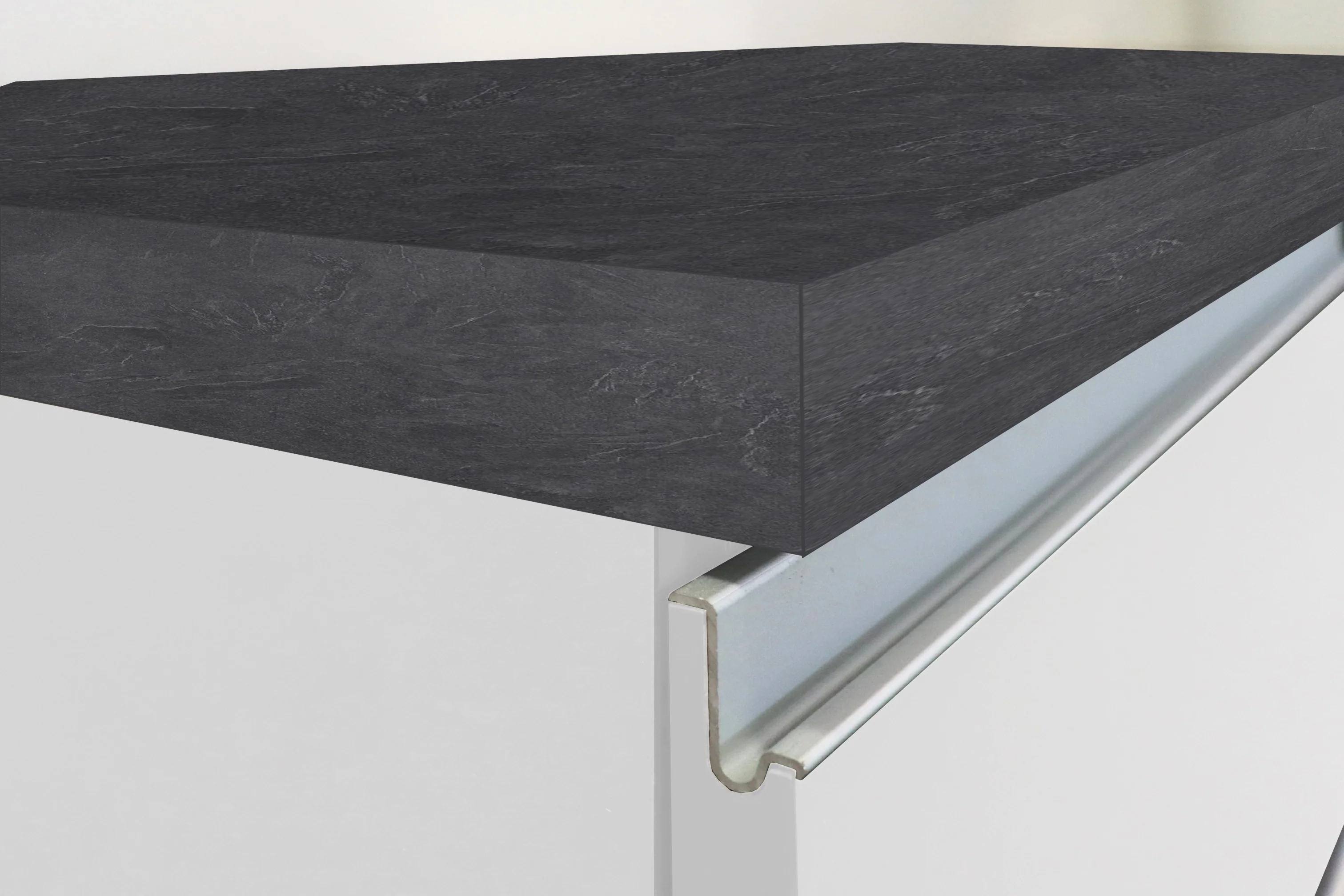 Cucina Lineare SOLE 256 cm - Bianco e Report, Design Moderno Made in Italy - Image 10