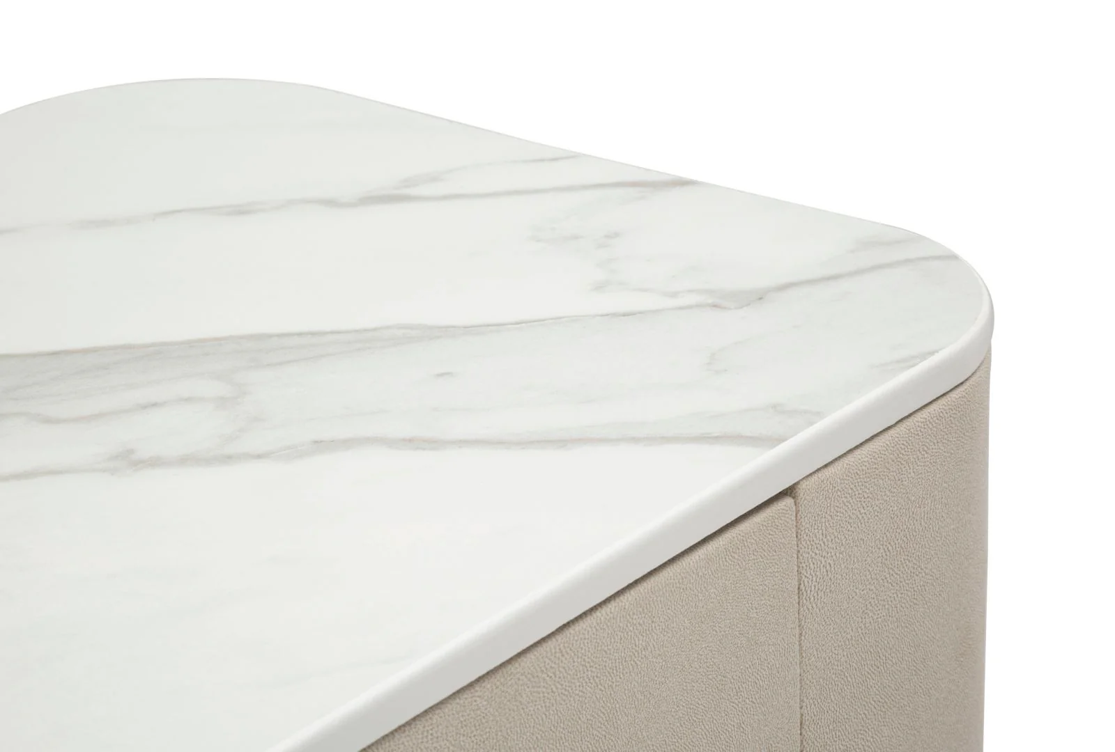 Console Elegante con 3 Cassetti e Piano in Simil Marmo cm 100x40x80 - Image 7
