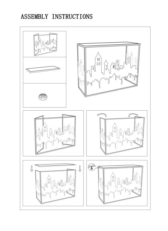 Console Elegante City 110x38,5x81 cm - Image 11