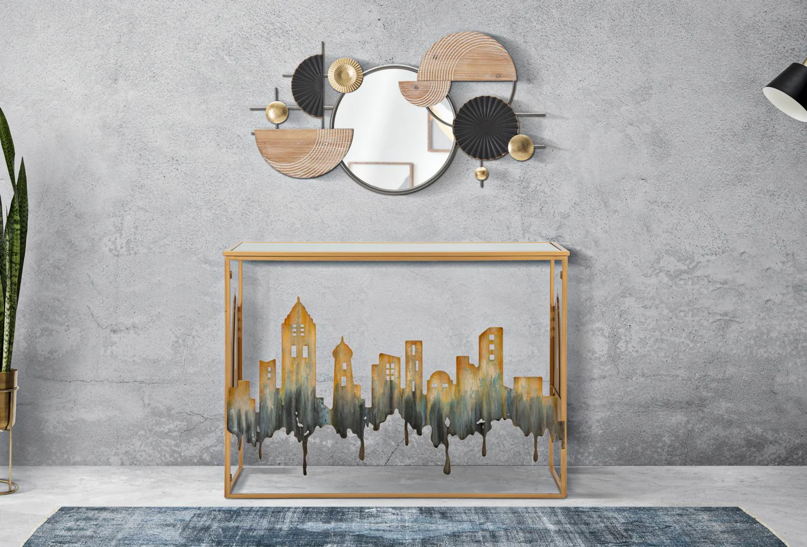 Console Elegante City 110x38,5x81 cm - Image 9
