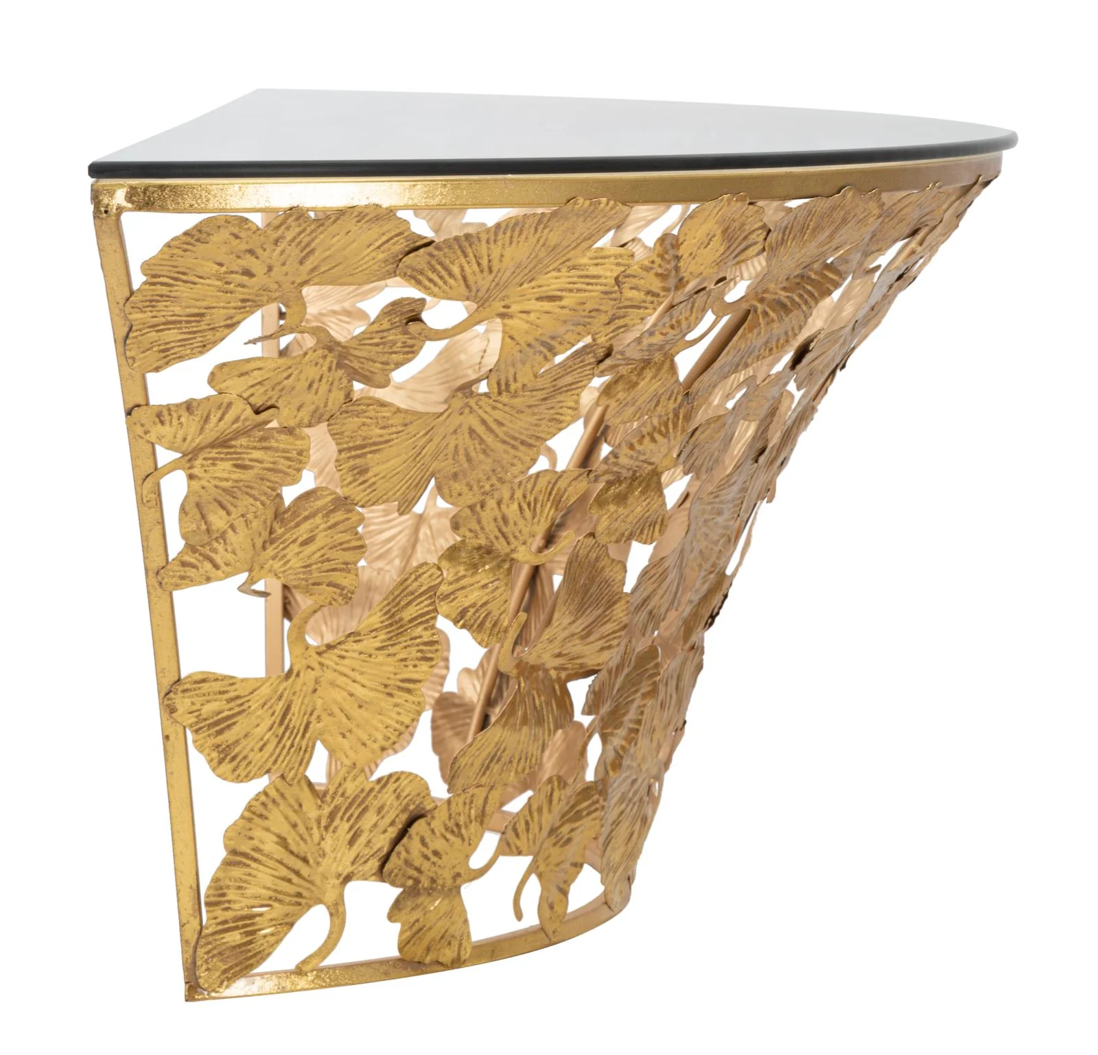 Console da muro elegante con design a foglia cm 120x40,5x37,2 - Image 4