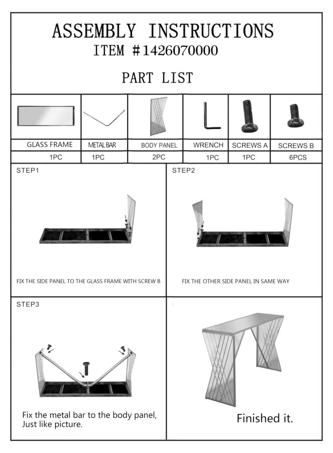 Console Elegante Easy 120x40x80 - Image 10