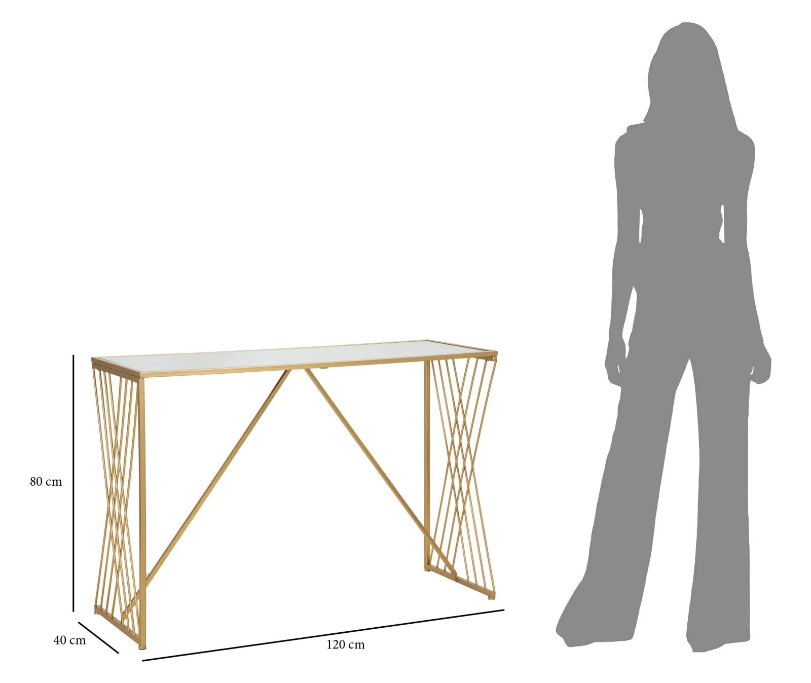 Console Elegante Easy 120x40x80 - Image 9