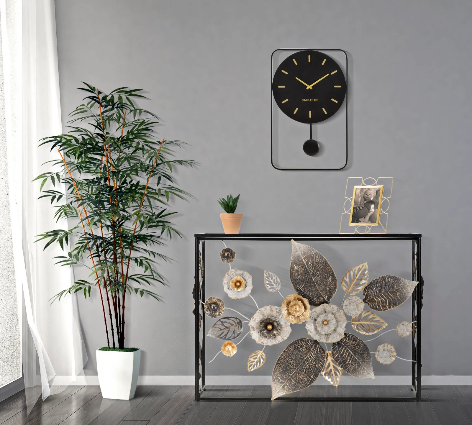 Console Glam Dark Eleganza 111,8x41,9x80 cm - Image 8