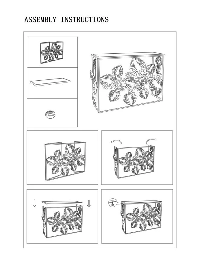 Console Glamour Floris 113x40x80 cm - Image 10