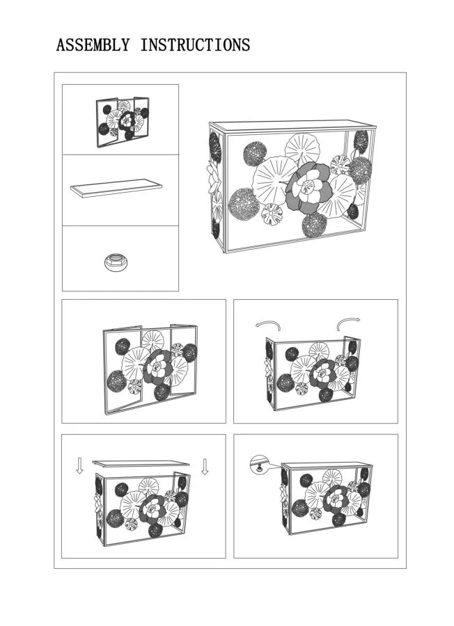 Console Glamour Rossa 114x41,5x80 cm - Image 9