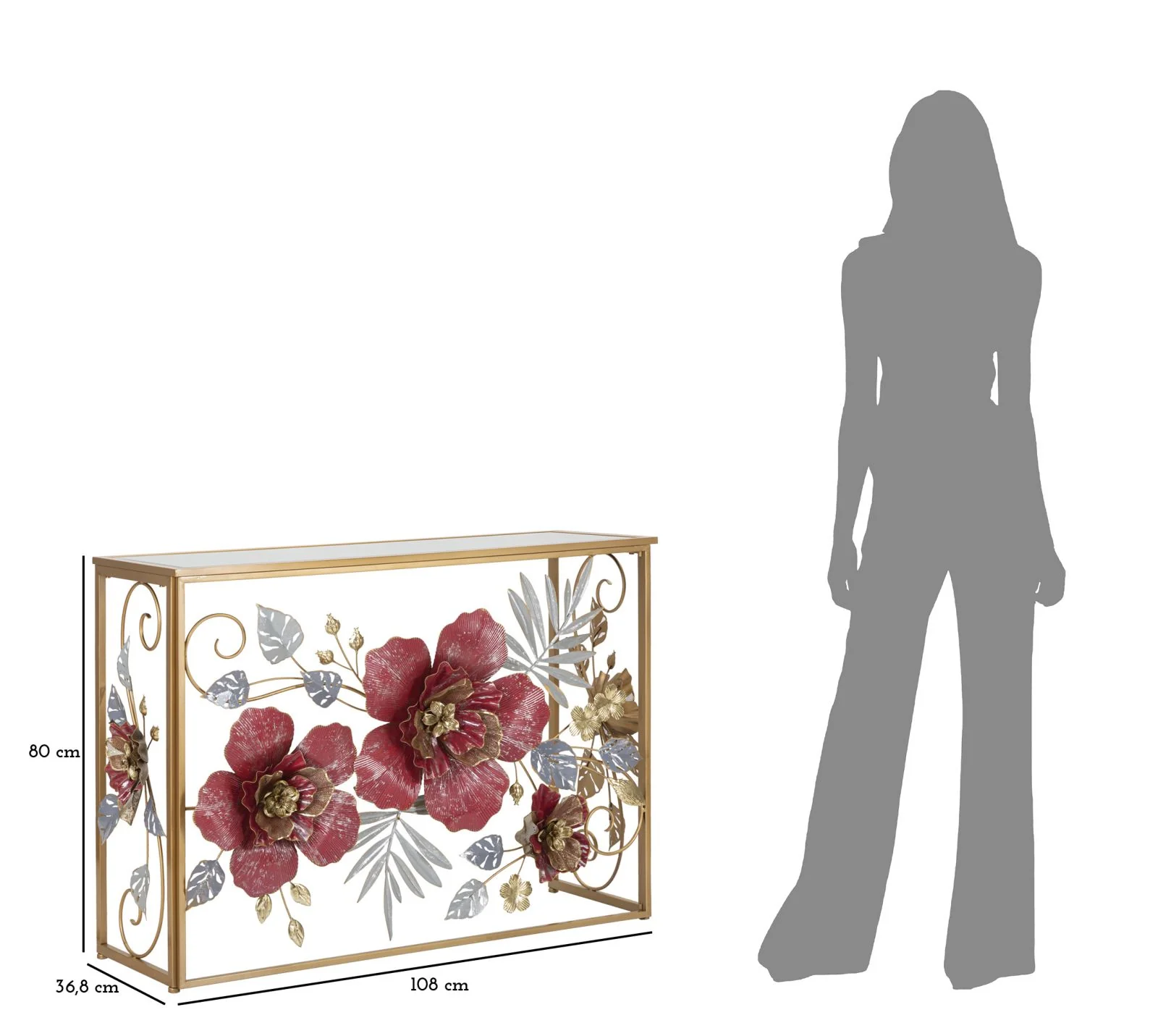 Console Lovi Elegante e Funzionale 108x36,8x80 cm - Image 10