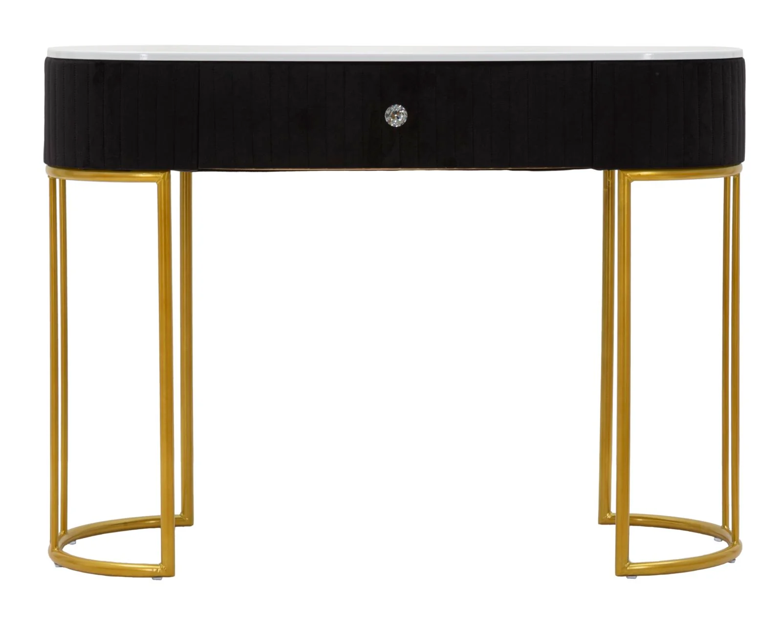Console Montpellier Elegante Nera 100x43x74 cm - Image 2
