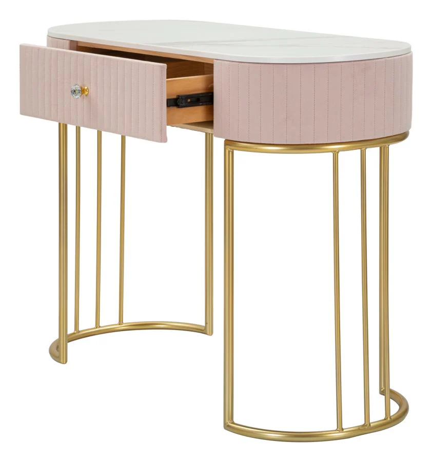 Console Elegante Montpellier Rosa 100x40x75 cm - Image 3