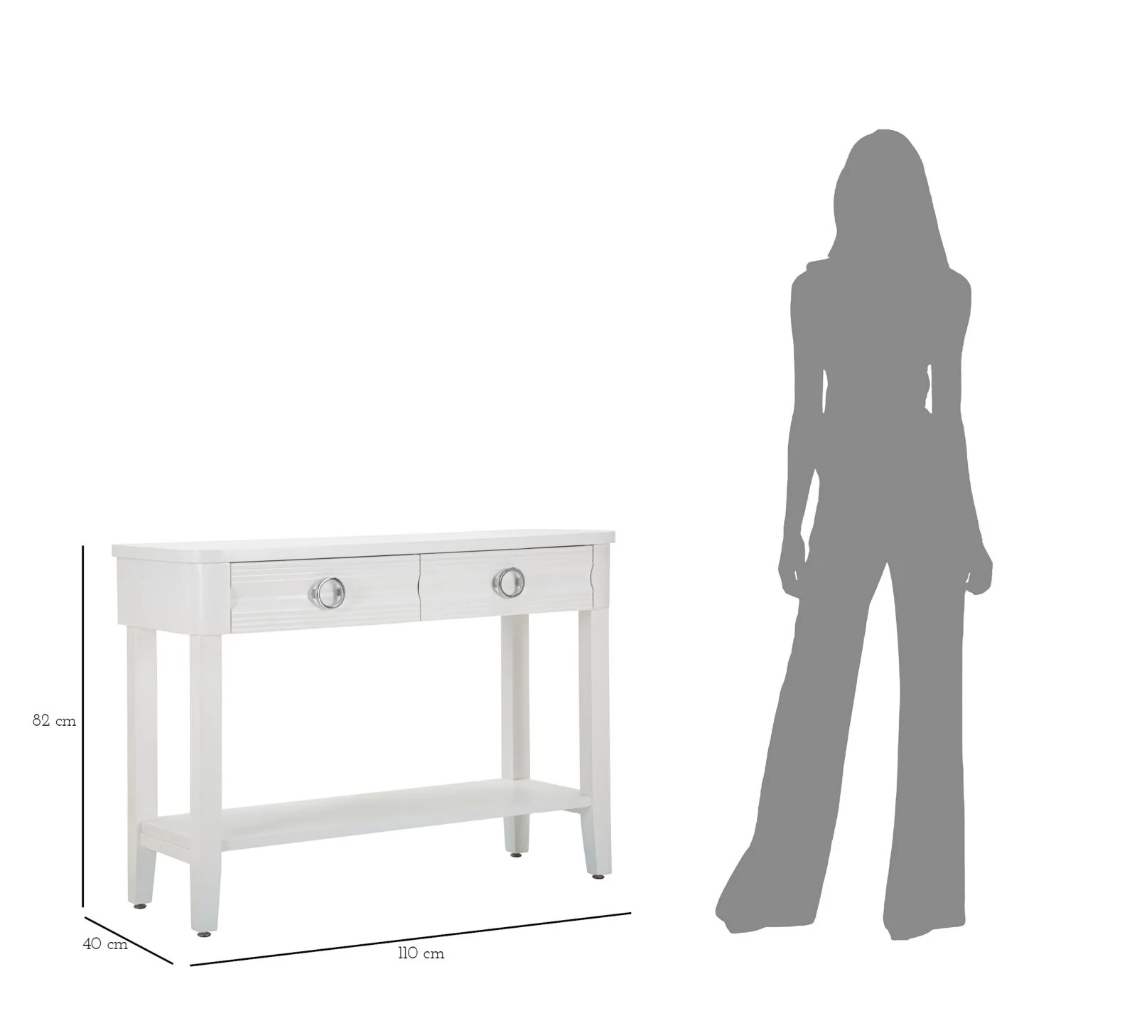 Console Elegante Shine 110x40x82 cm - Image 8