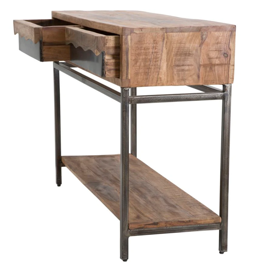 Console Yellowstone in Legno di Acacia Nilotica - Dimensioni 118x40x80 cm - Image 3