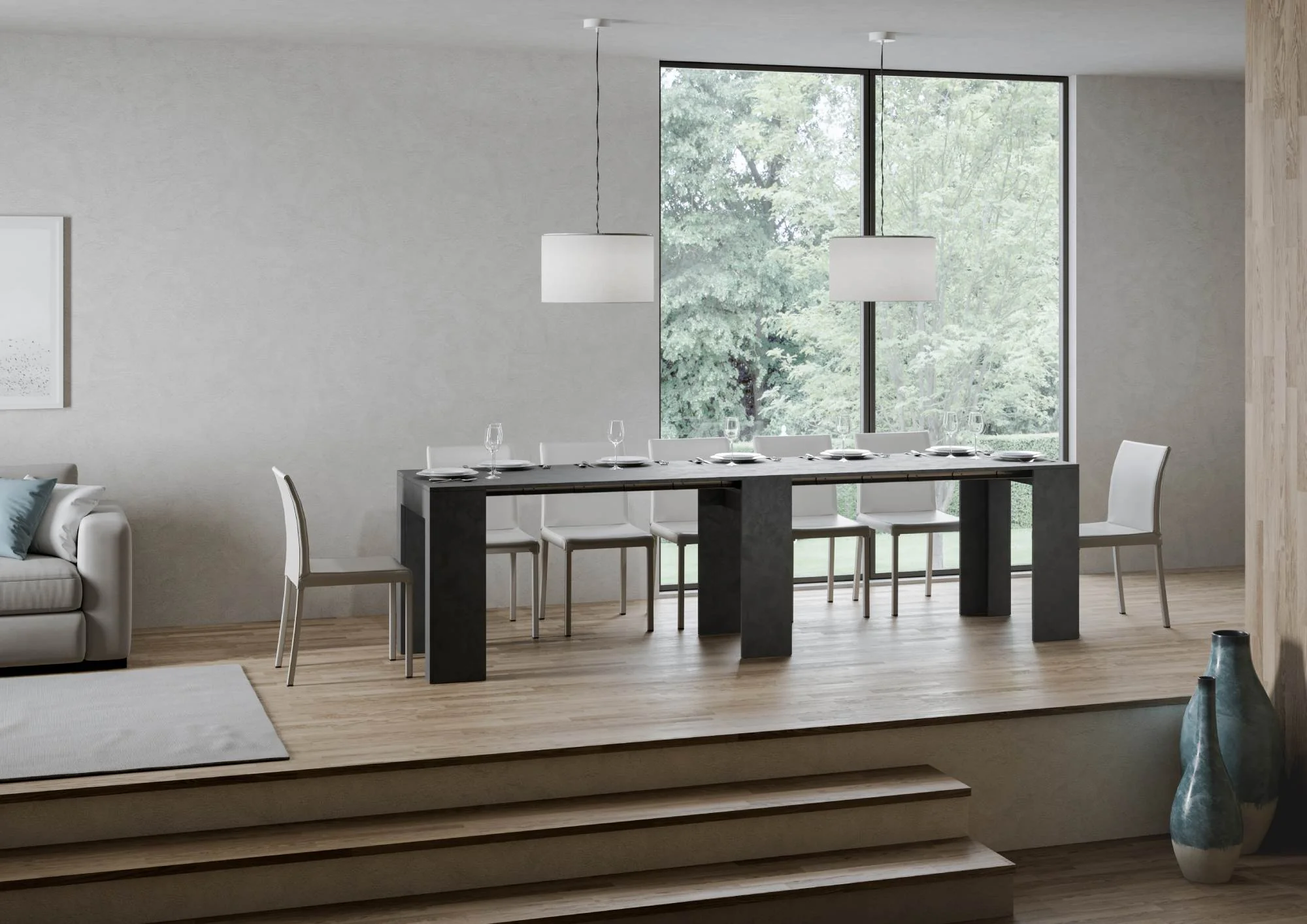 Consolle estensibile elegante 78x47/290 cm in vari colori - Image 14