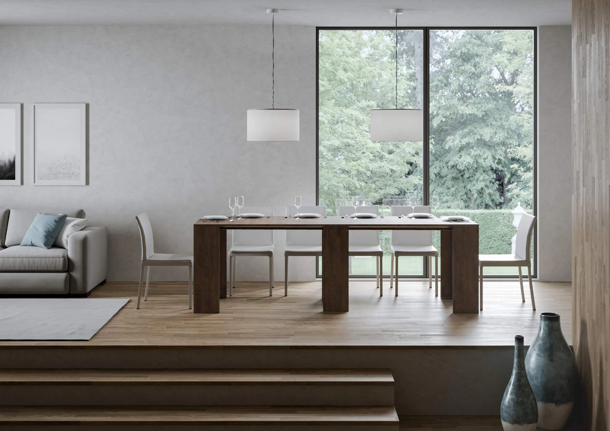Consolle estensibile elegante 78x47/290 cm in vari colori - Image 17
