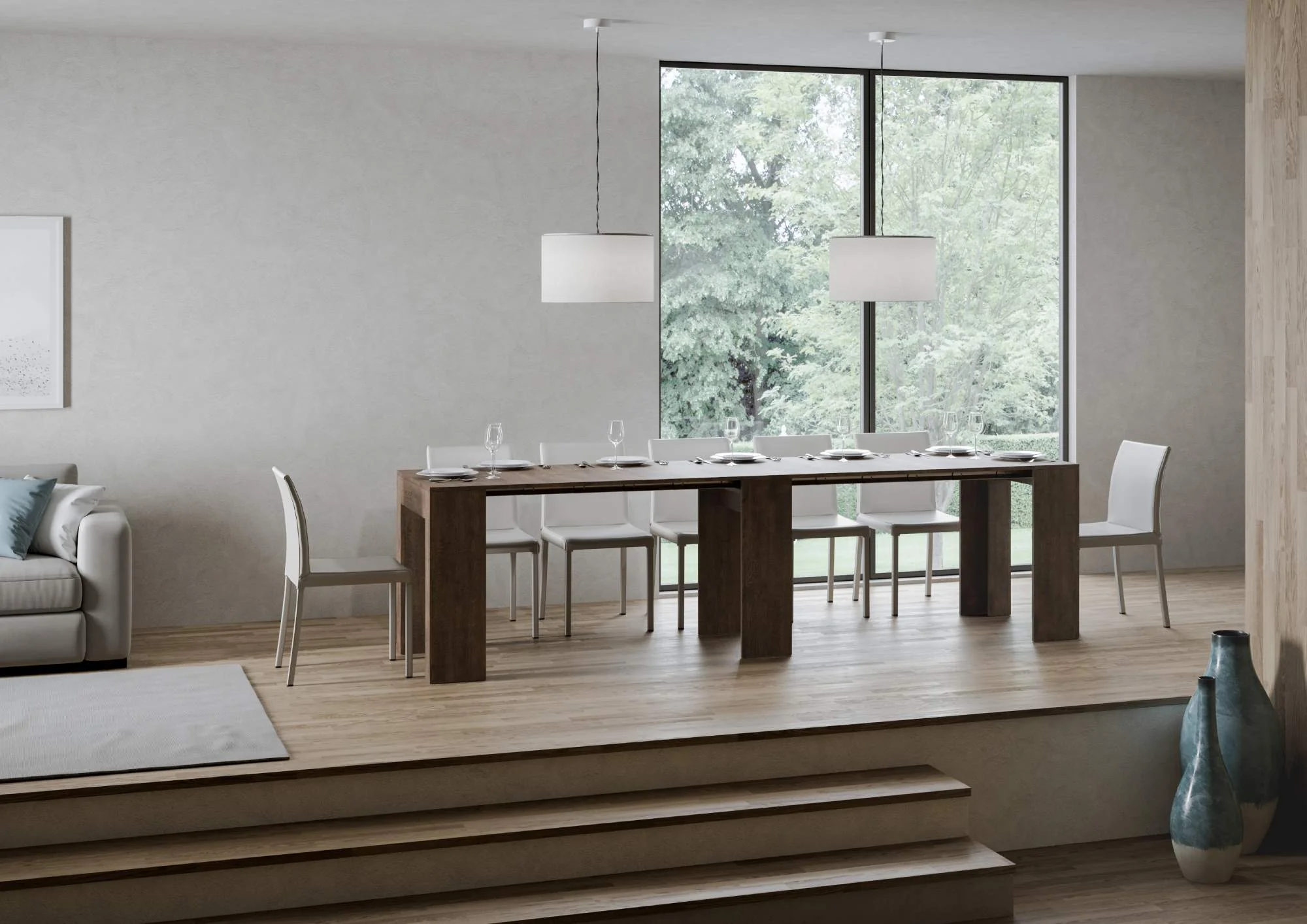 Consolle estensibile elegante 78x47/290 cm in vari colori - Image 19