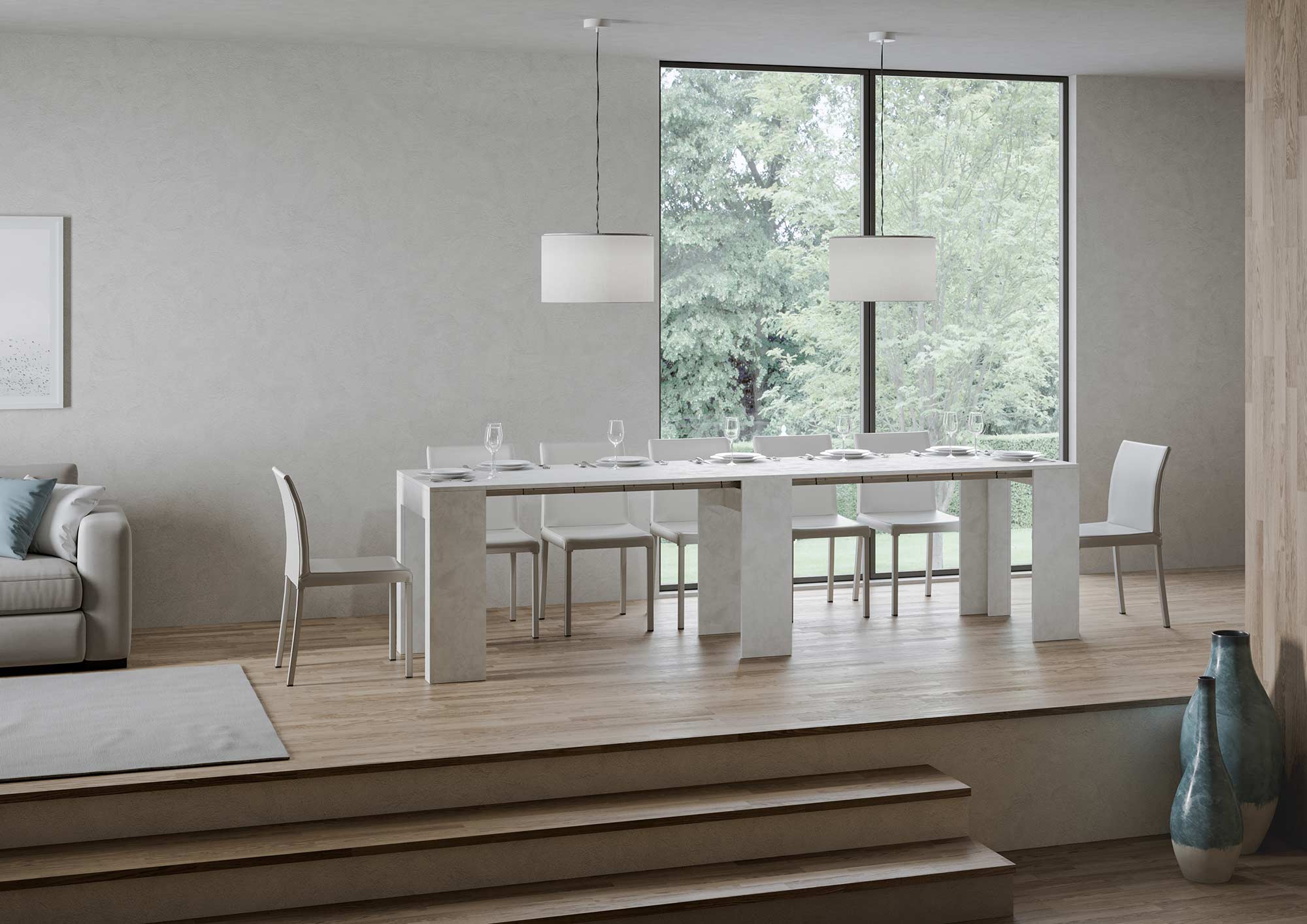 Consolle estensibile elegante 78x47/290 cm in vari colori - Image 5