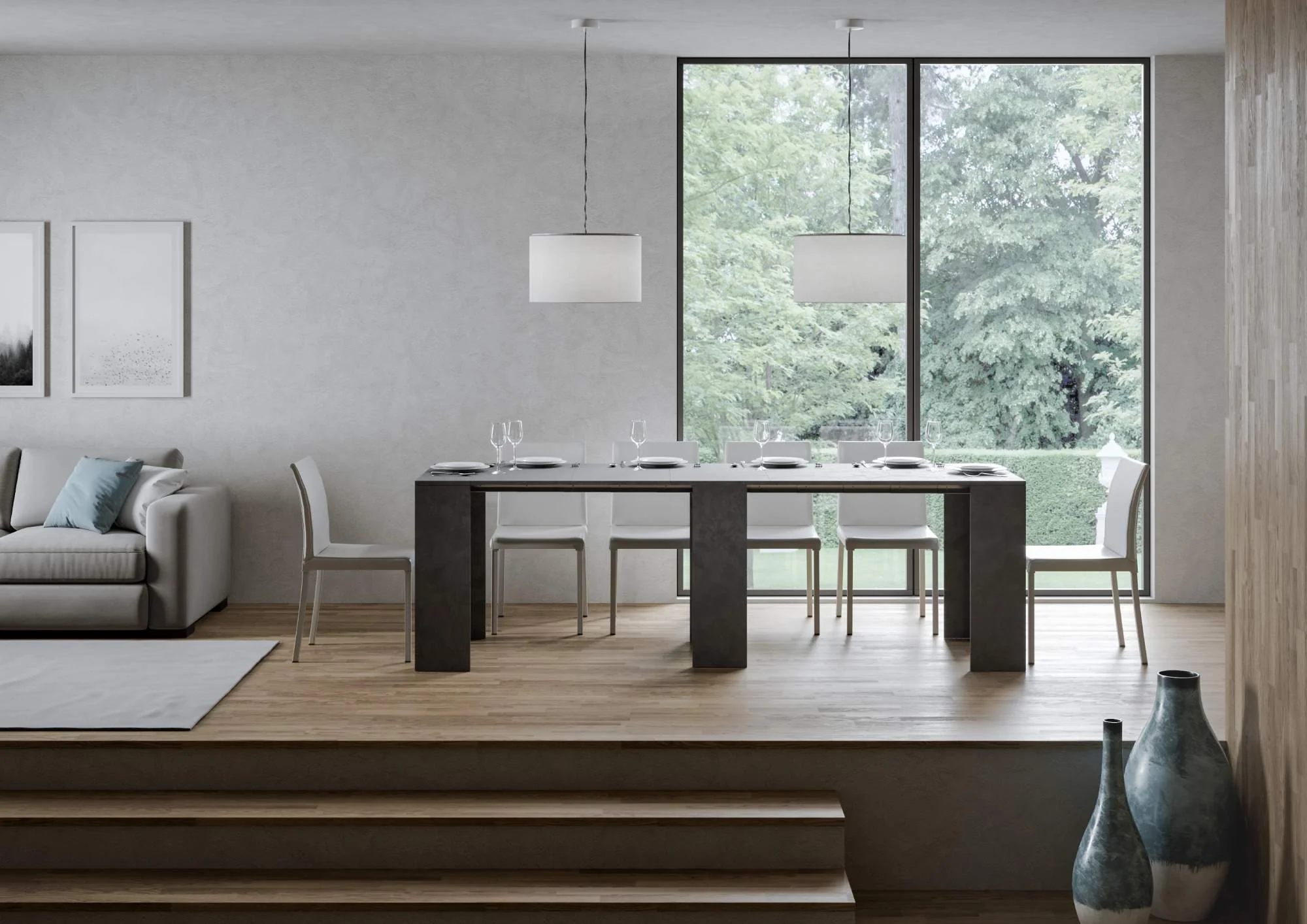 Consolle estensibile elegante 78x47/290 cm in vari colori - Image 6