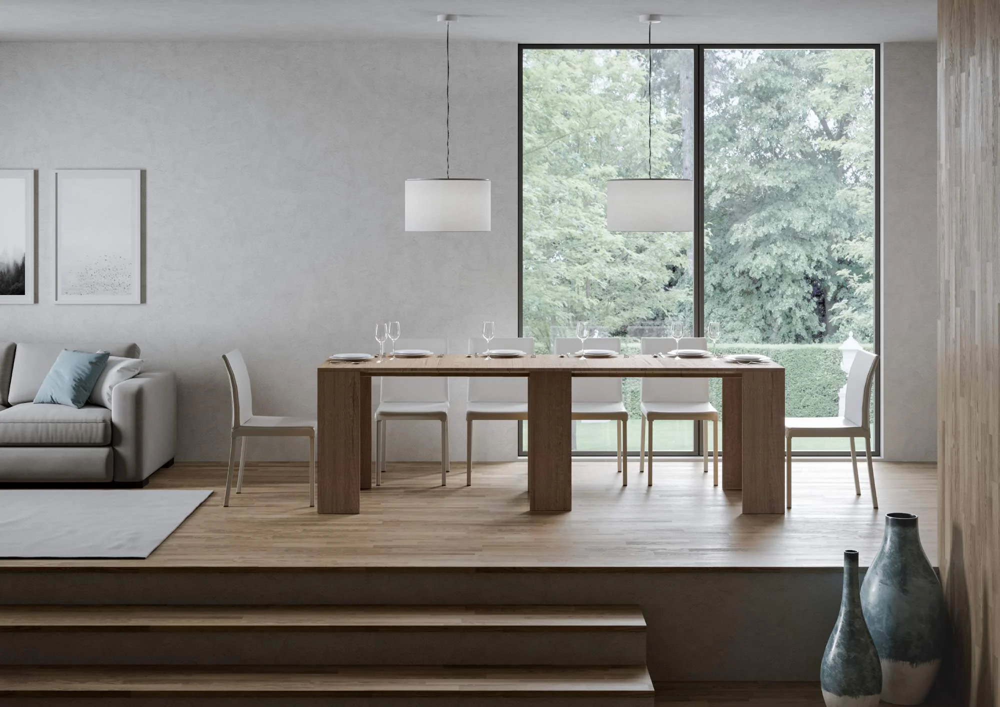 Consolle estensibile elegante 78x47/290 cm in vari colori - Image 7