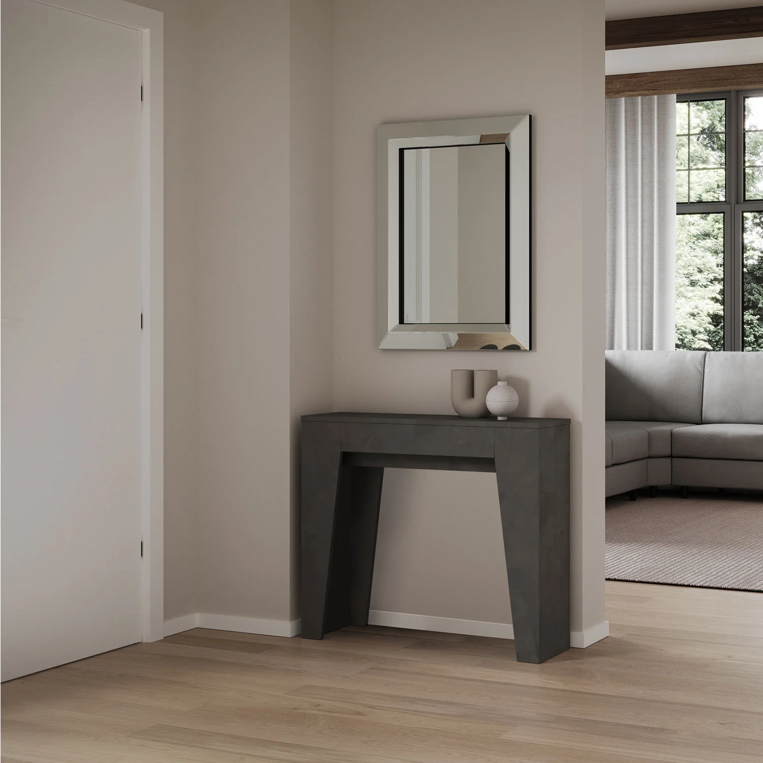 Consolle Estensibile Elegante 90x25x77 cm - Image 13