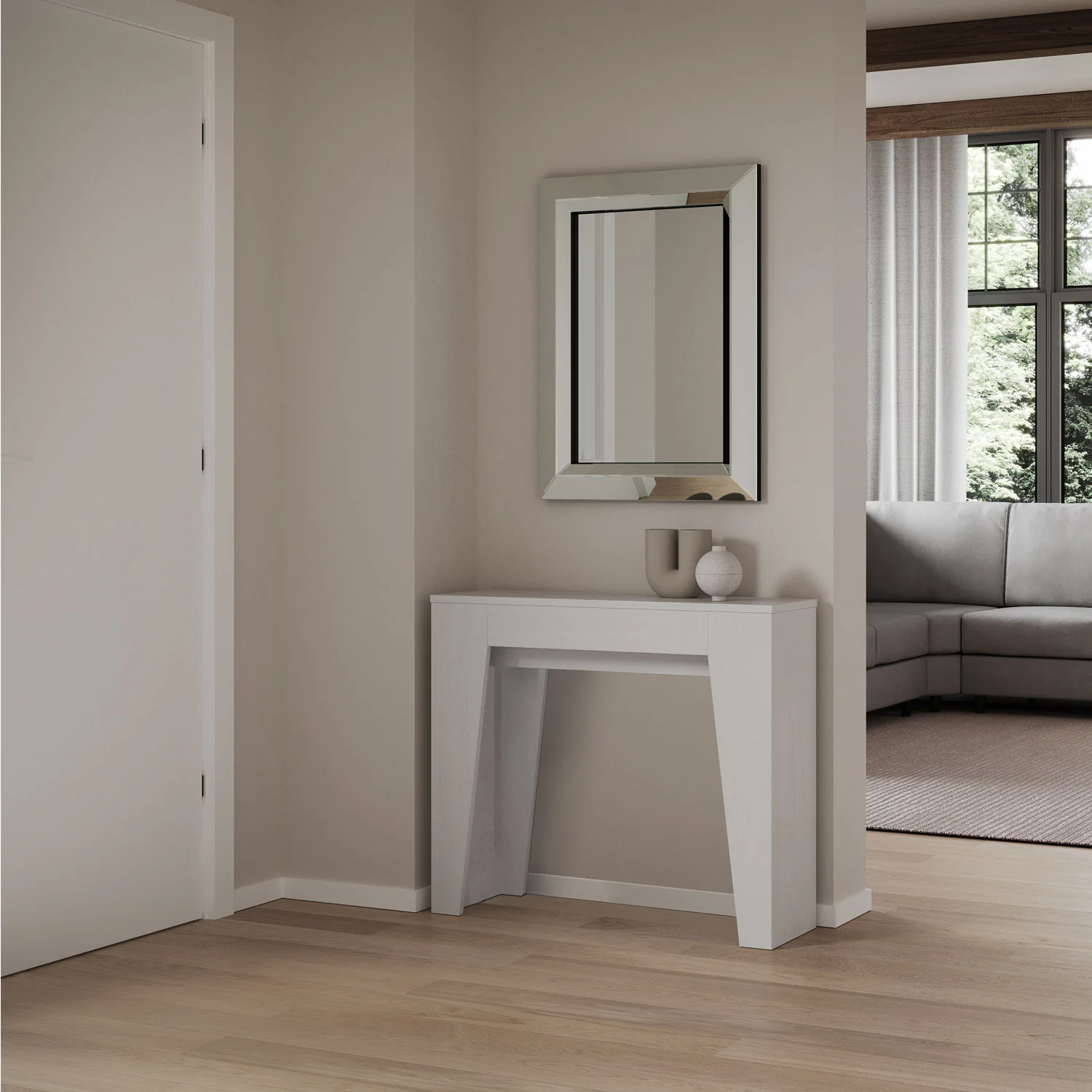 Consolle Estensibile Elegante 90x25x77 cm - Image 5