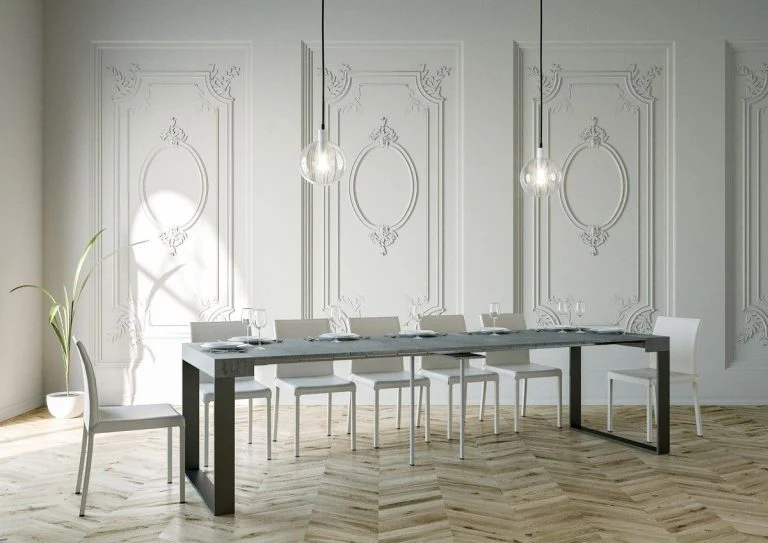 Consolle Estensibile Elettra Premium Antracite con Struttura Robusta e Elegante - Image 13