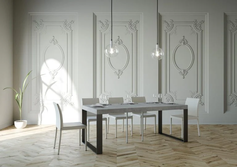 Consolle Estensibile Elettra Premium Antracite con Struttura Robusta e Elegante - Image 8