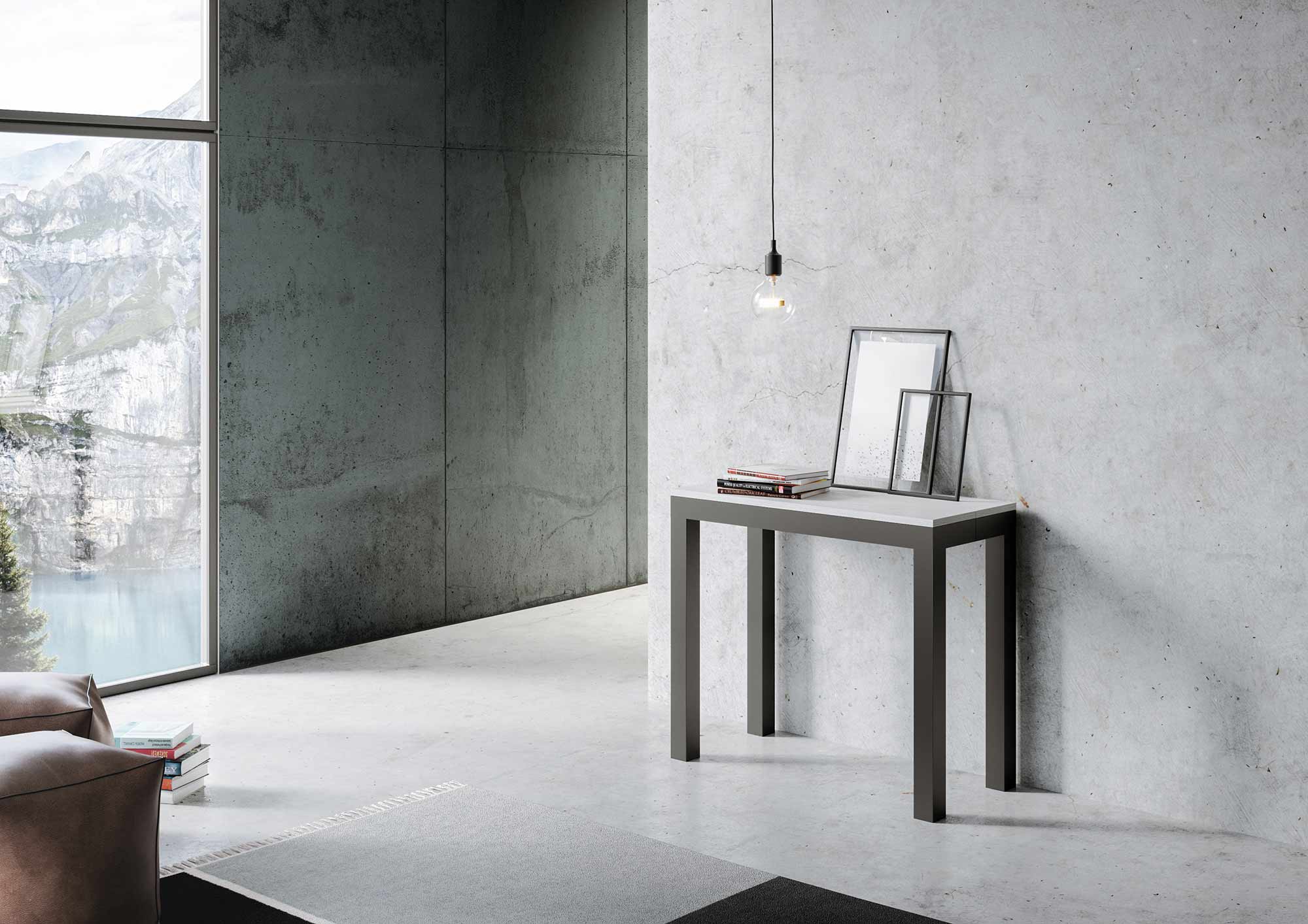 Consolle Estensibile Everyday Evolution con Telaio Antracite in Diverse Dimensioni - Image 5