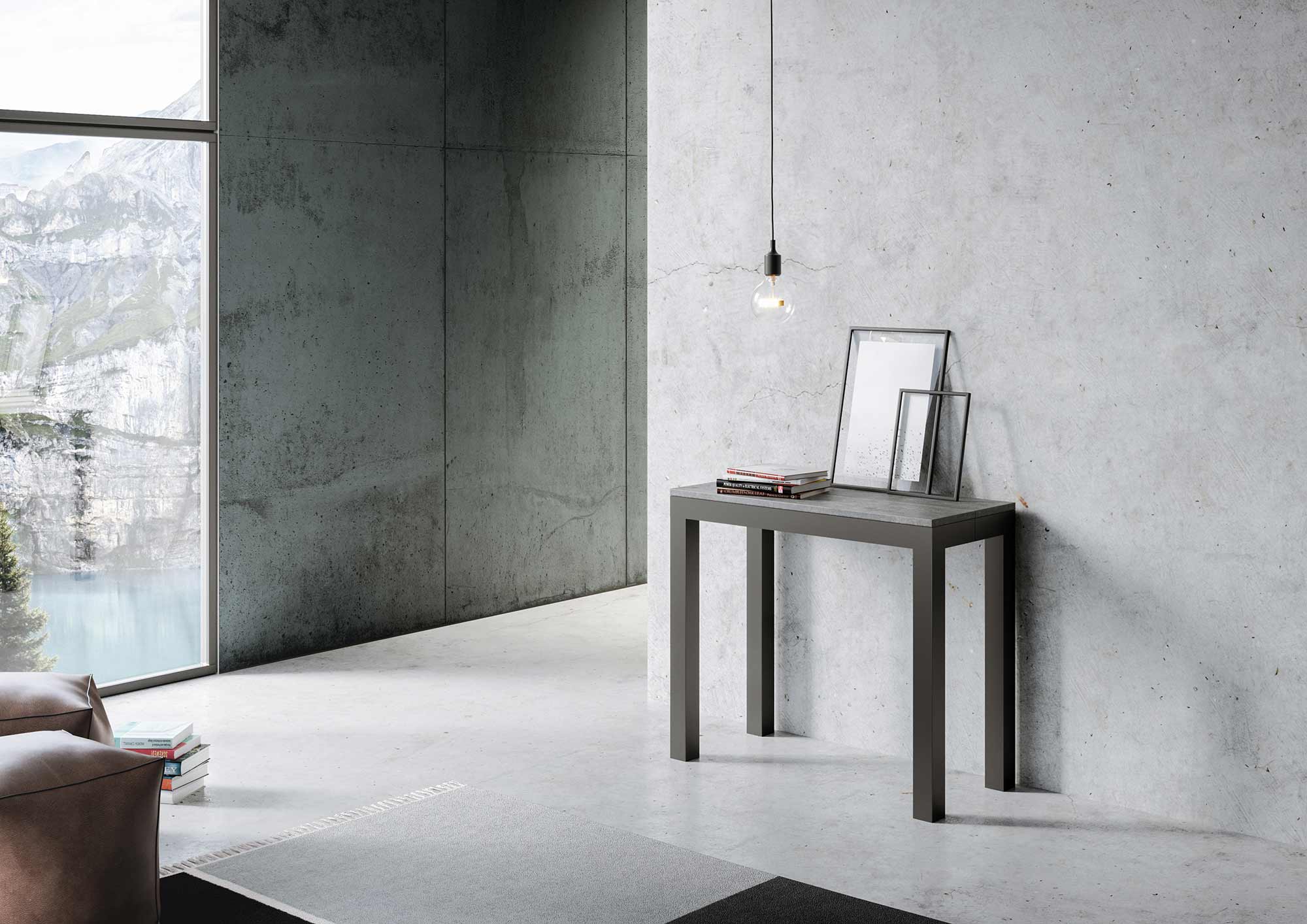 Consolle Estensibile Everyday Evolution con Telaio Antracite in Diverse Dimensioni - Image 7