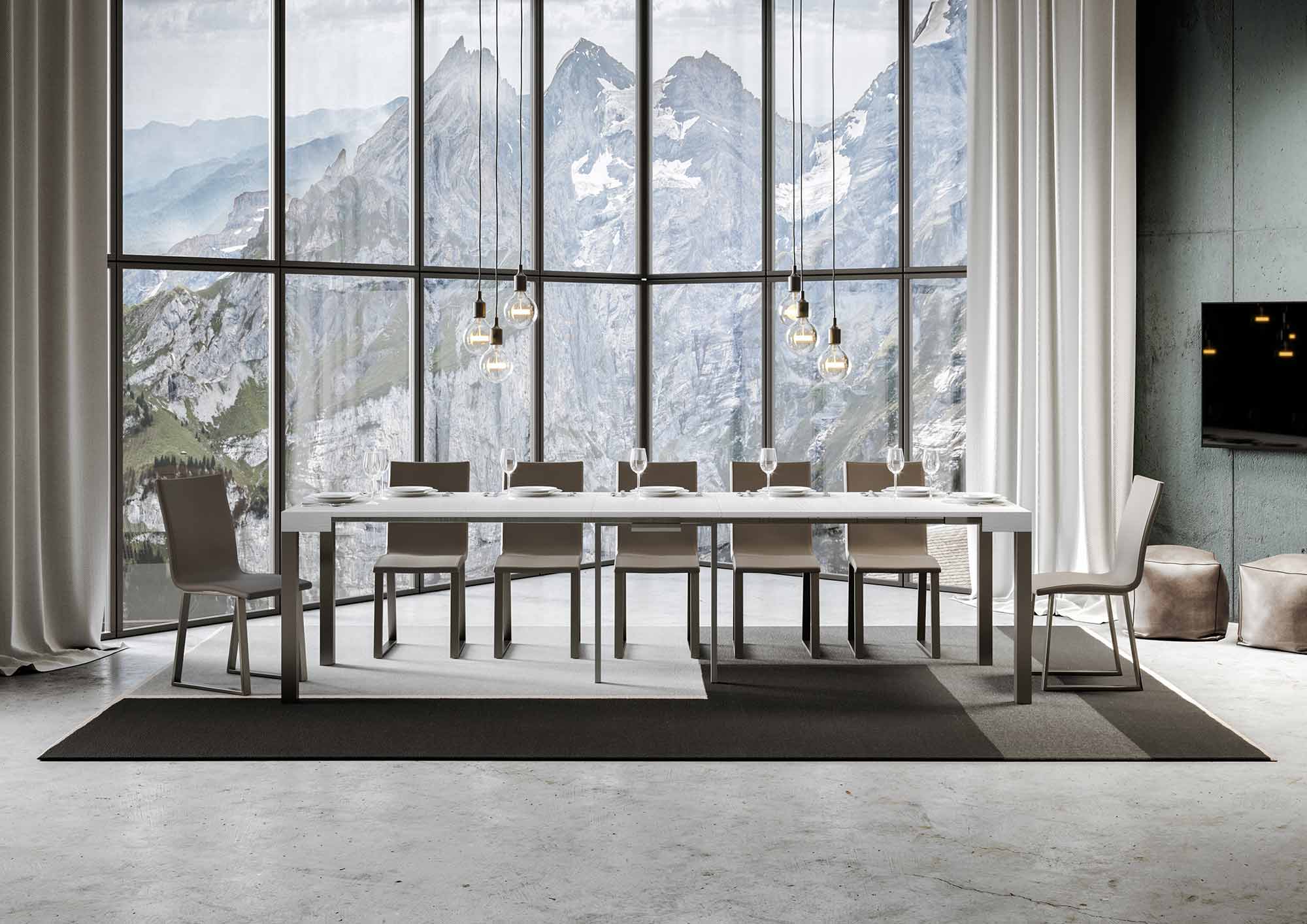 Consolle allungabile Everyday in Antracite con varie dimensioni disponibili - Image 14