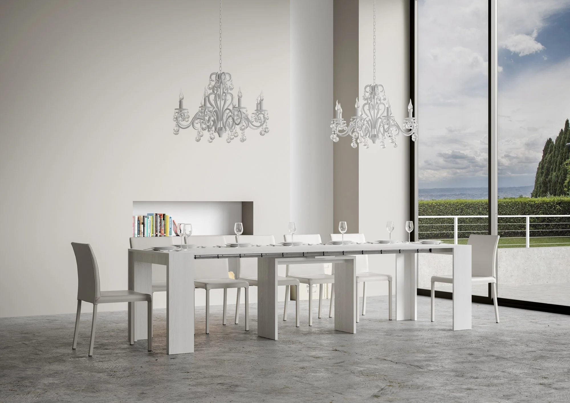 Consolle Allungabile Elegante Mia con Varie Dimensioni - Image 6