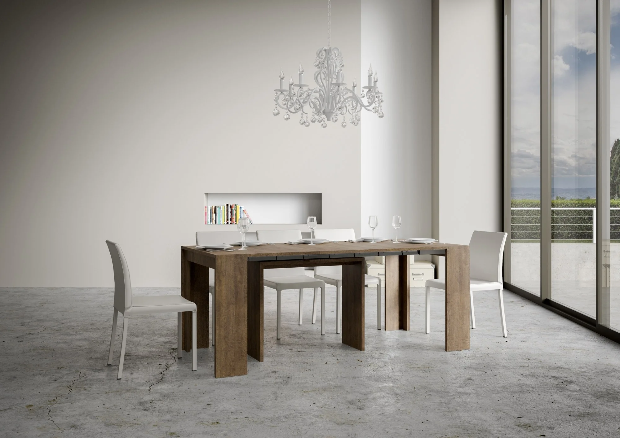 Consolle Allungabile Elegante Mia con Varie Dimensioni - Image 8