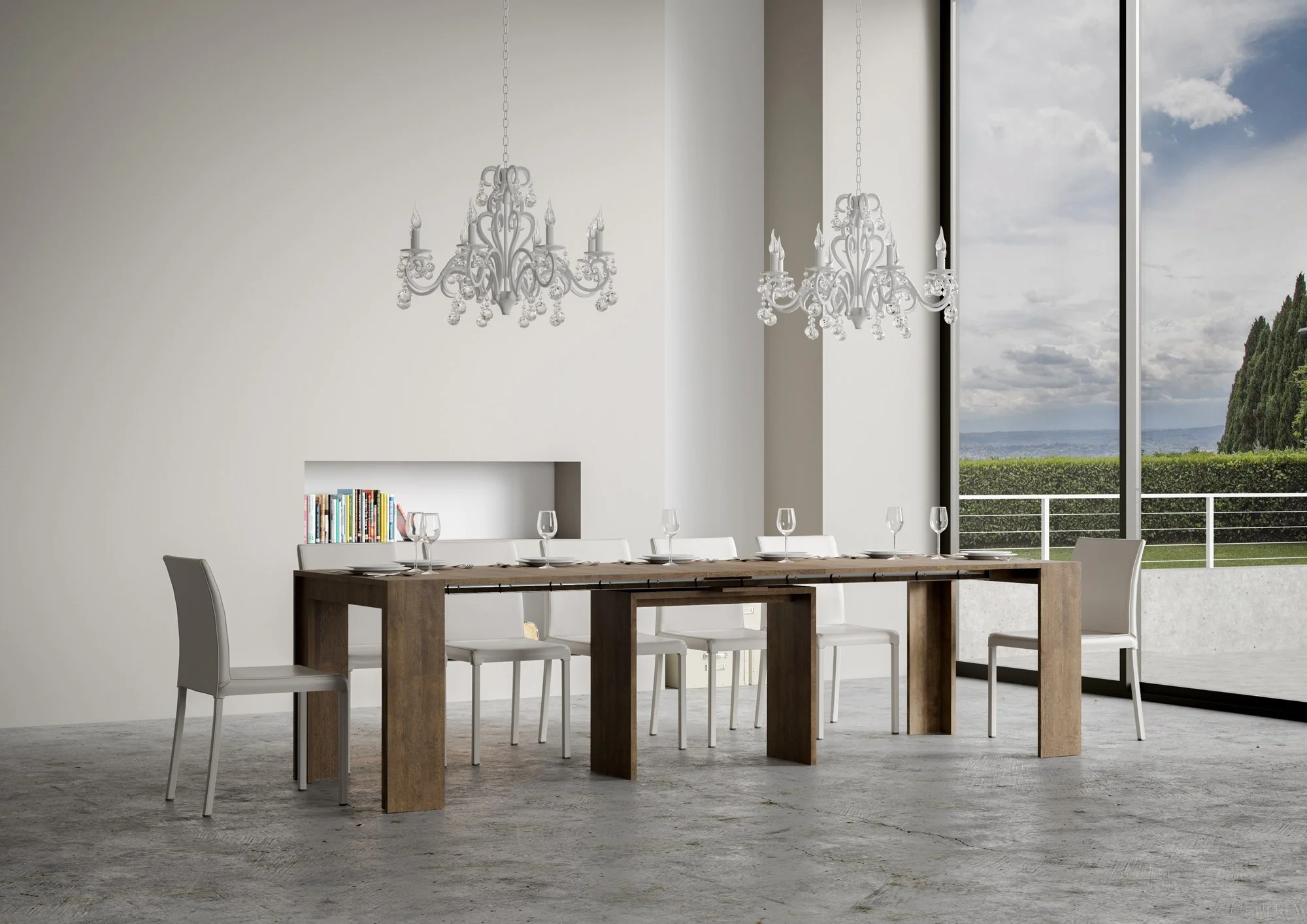Consolle Allungabile Elegante Mia con Varie Dimensioni - Image 9