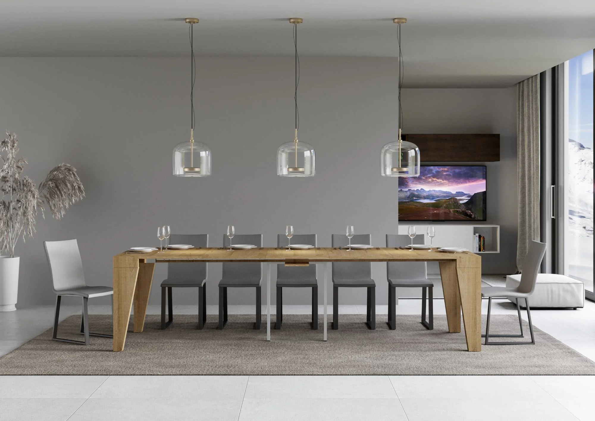 Consolle Naxy Estensibile in Diverse Dimensioni - Image 15
