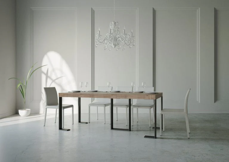 Consolle Estensibile Elegante Antracite con Telaio Robusto - Image 6