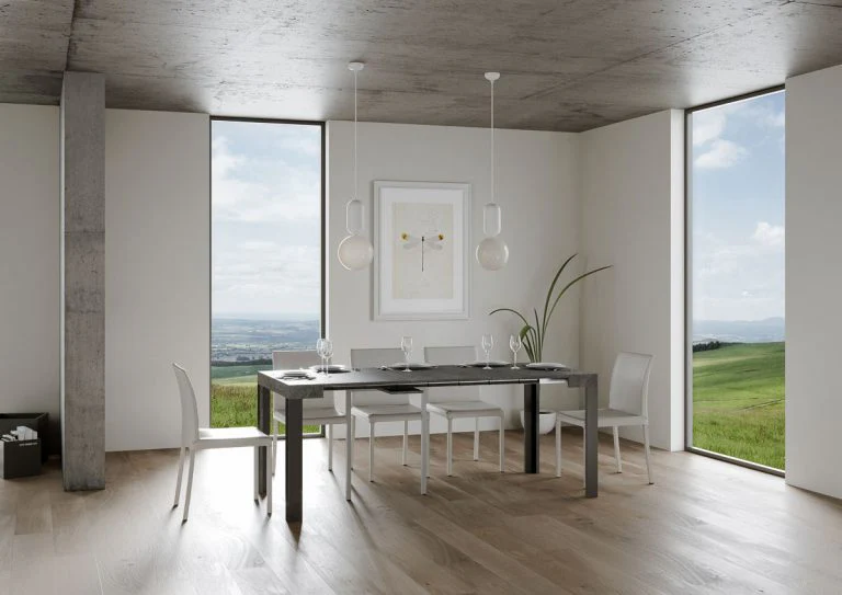 Consolle Allungabile Design Antracite - Image 3