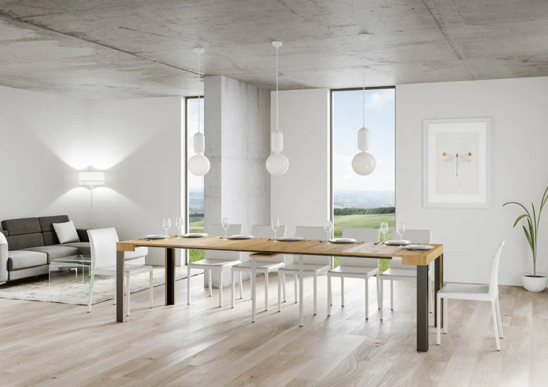 Consolle Allungabile Design Antracite - Image 6