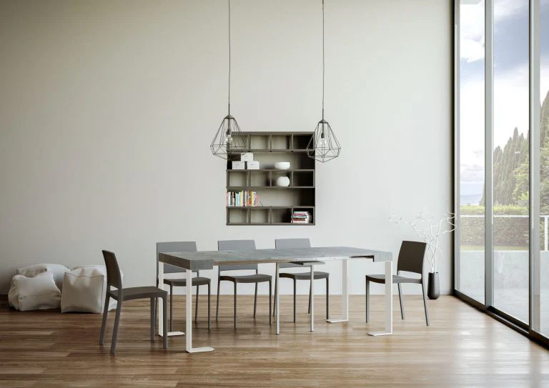Consolle Estensibile Tecno con Struttura Bianca e Design Innovativo - Image 7