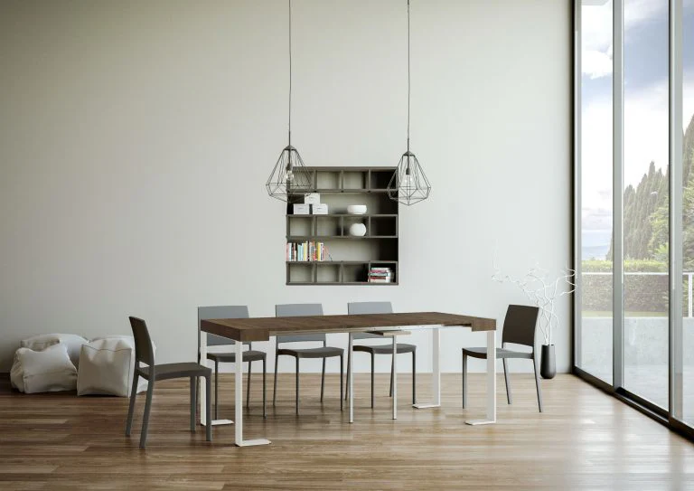 Consolle Estensibile Tecno con Struttura Bianca e Design Innovativo - Image 8