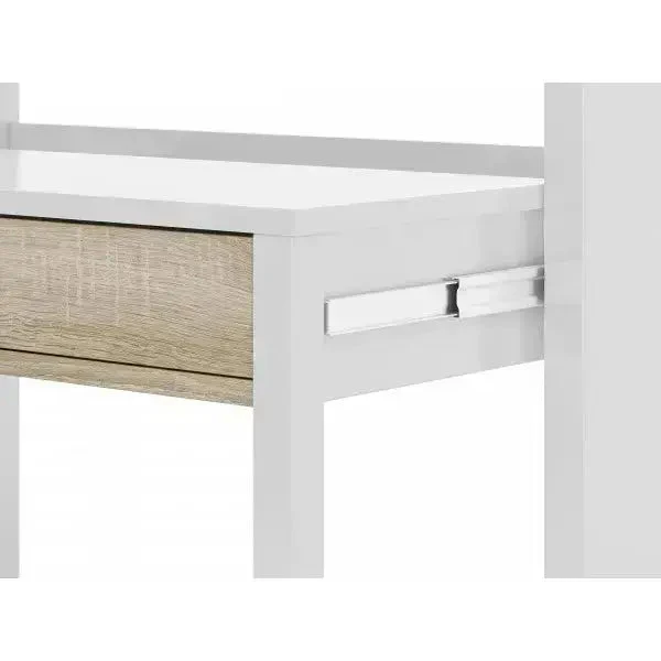 Consolle scrittoio 99x36x88h canadian bianco - Image 7