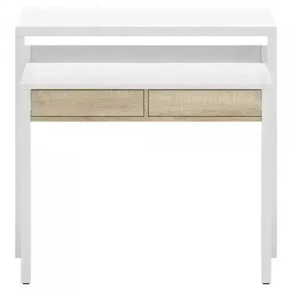 Consolle scrittoio 99x36x88h canadian bianco - Image 9