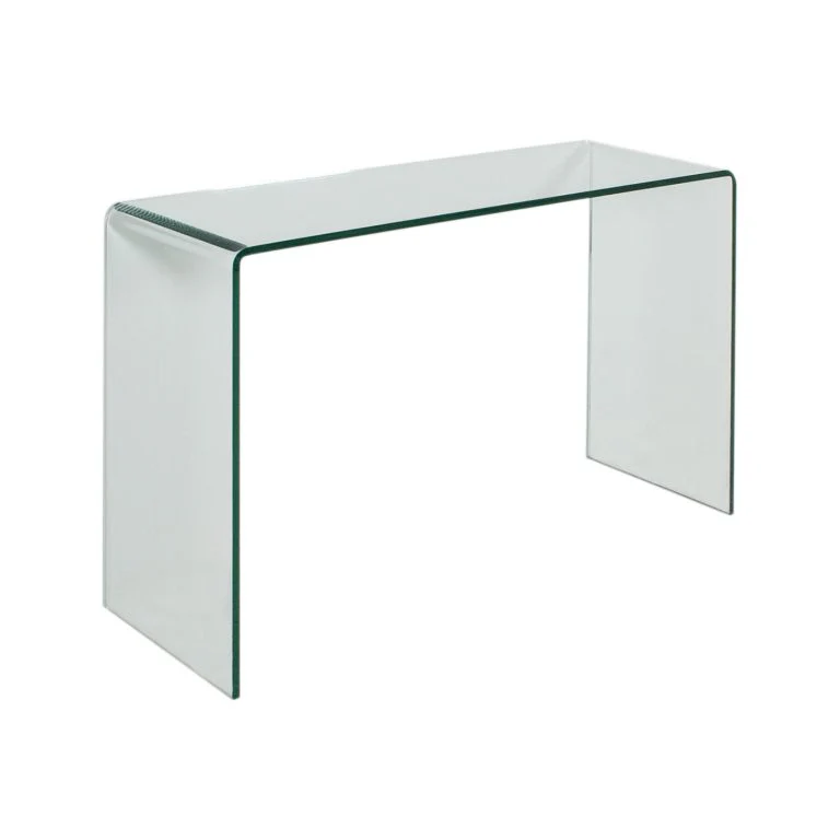 Consolle Elegante in Vetro Curvato L.100 P.40 H.80 - Image 2